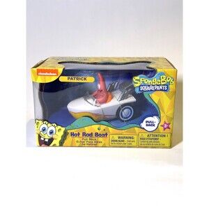 NEW SEALED Nickelodeon Patrick - Pull Back Hot Rod Boat 2020 - BRAND NEW